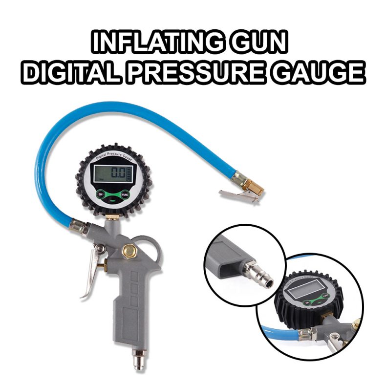 Car Tire Air Pressure Inflator Gauge With Digital Display – VR DIY