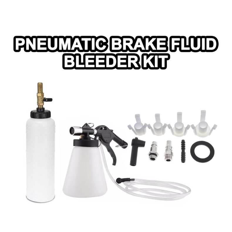 Automotive Pneumatic Brake Fluid Bleeder Kit Car Clutch Air Extractor