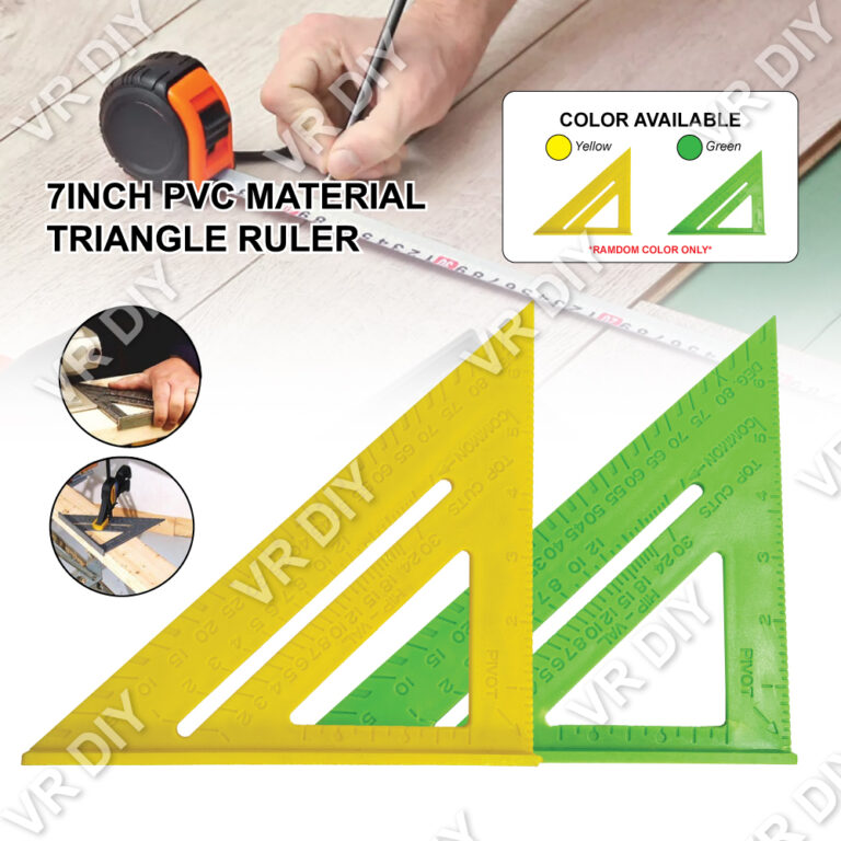 7inch Aluminum Alloy / PVC Triangle Ruler Angle Ruler Protractor Bevel ...