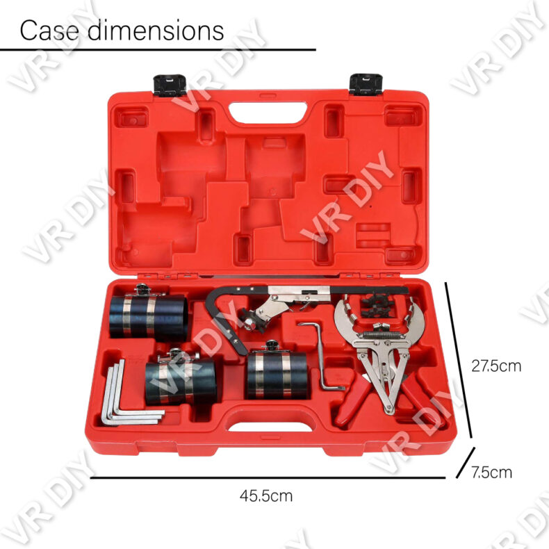Master Piston Ring Service Tool Kit Auto Engine Motor Cleaning Piston