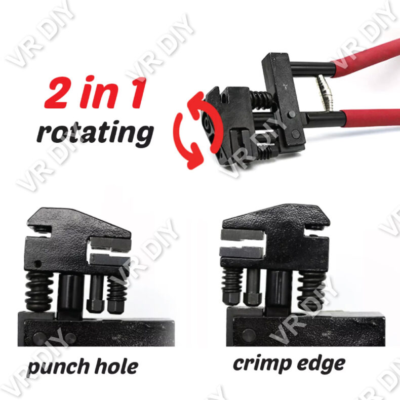 thumbnail image 2 of AB Tools Edge Setter Hand Joggler – Panel Flanging Tool & 5mm Hole Punch – Sheet Metal Repair – TE159 2 of 6
