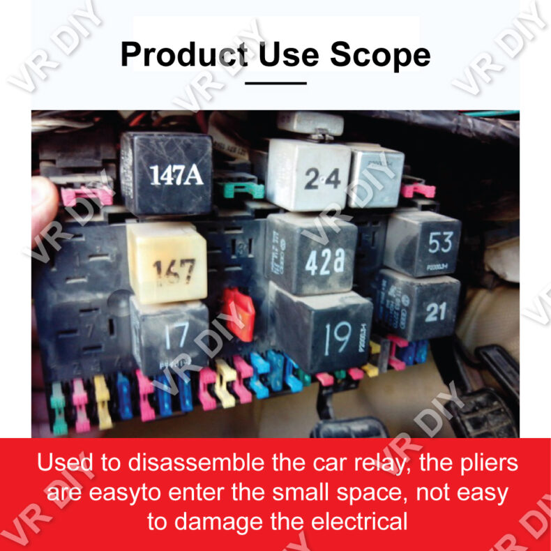 Universal Automotive Relay Disassembly Clamp Fuse Relay Extraction