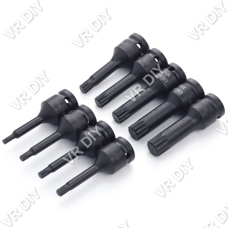 (1pc) 1/2″ 12 Point Impact Bit Socket Screwdriver Bits M Type (M5-M18 ...