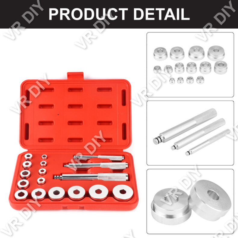 17pcs Car Steering Wheel Bearing Race Seal Drive Set Automotive Bush ...
