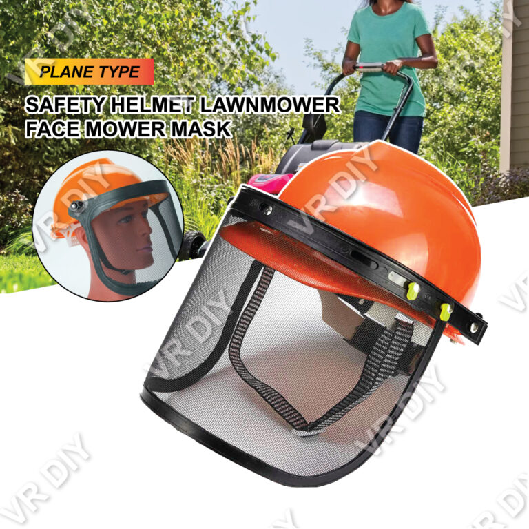 thumbnail image 2 of Safety Helmet With Mesh Visor For Logging & Brush Cutting - Forestry Protection Helmet With Face Shield 2 of 12
