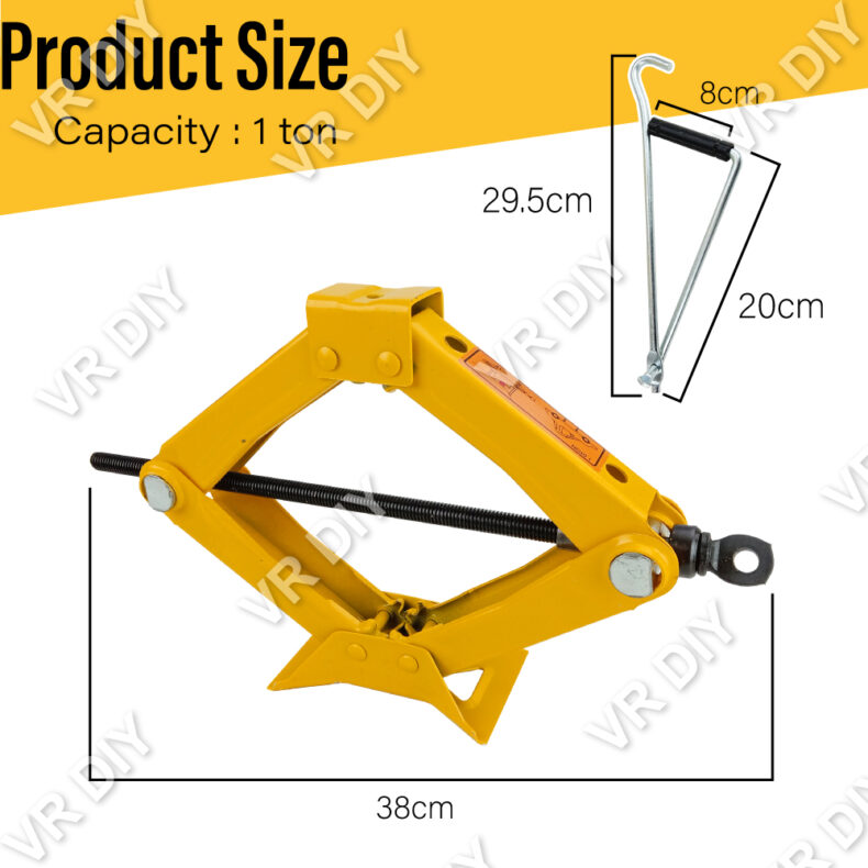 Alca Germany Heavy Duty Car Van Scissor Jack Lift Lifting Stabilizer Various Size Breakdown Tyre - View #8