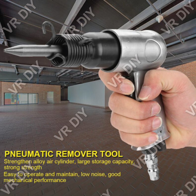 Air Hammer Pneumatic Gun Tool Set Handheld Pistol Gas Shovel Heavy Duty CRV Chisel Rust Removal