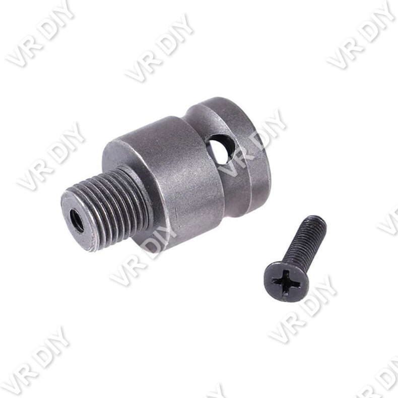 1/2″ 3/8″ Drill Chuck Adapter with Screw for Impact Wrench Conversion 1 ...