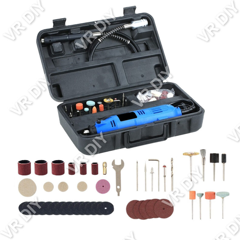 40pcs Die Grinder Rotary Tool Set Multipurpose Mini Electric Drill ...