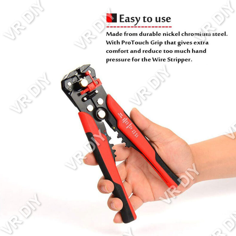 5 In 1 Automatic Wire Stripper & Crimper Cable Cutter Tool Heavy Duty ...