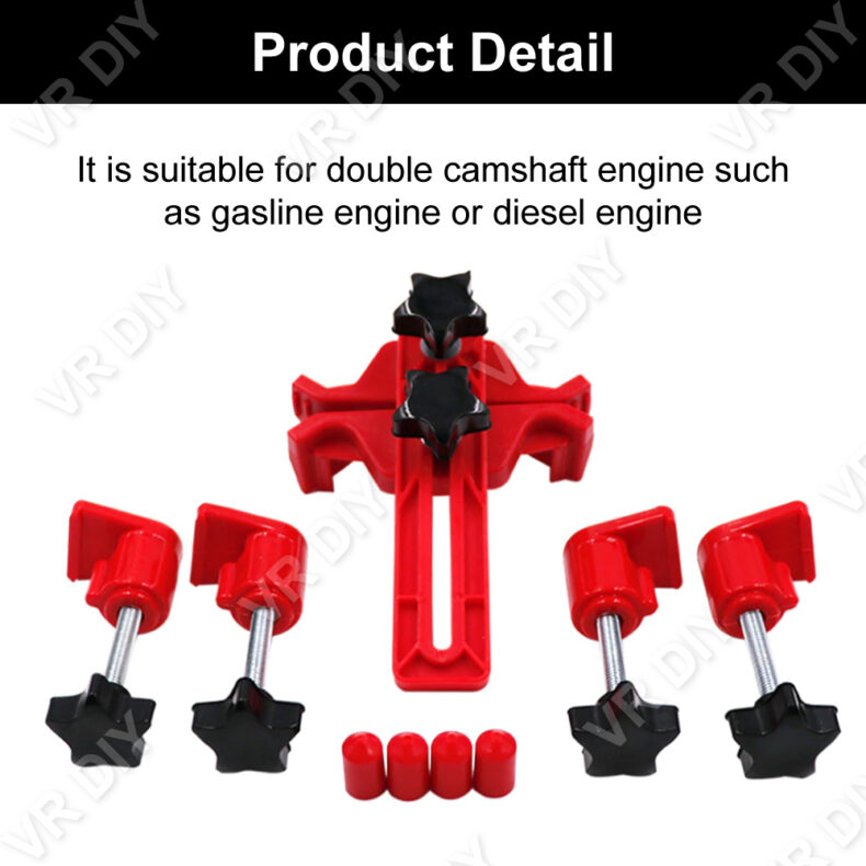 Universal 5Pcs Cam Camshaft Lock Holder Retainer Timing Belt Fix